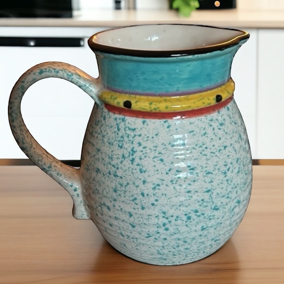 Treasure Craft Other - Vintage Treasure Craft Paradise Stoneware Pitcher 96 oz Southwestern Motif